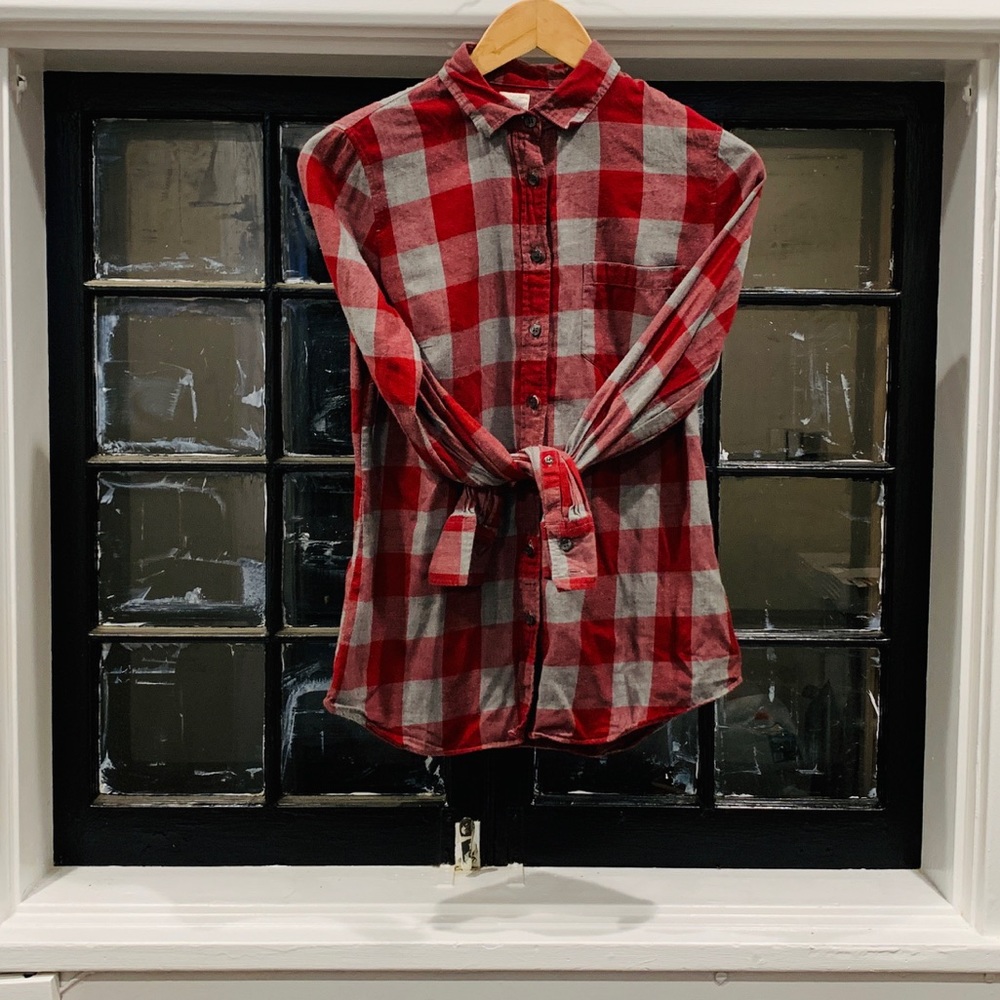 J CREW Boyfriend flannel shirt